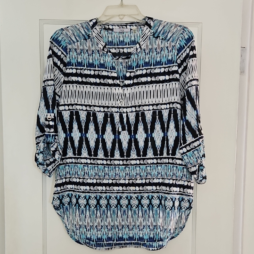 Multi Color Blouse. Size M.